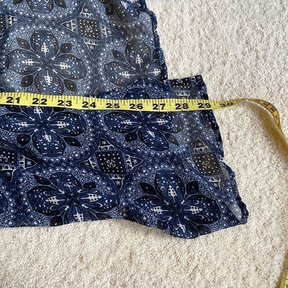 ✌️HIPPIE laundry open front kimono blue and white Medium - Picture 10 of 15